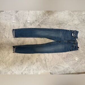 Zara Women's Dark Blue Skinny Jeans